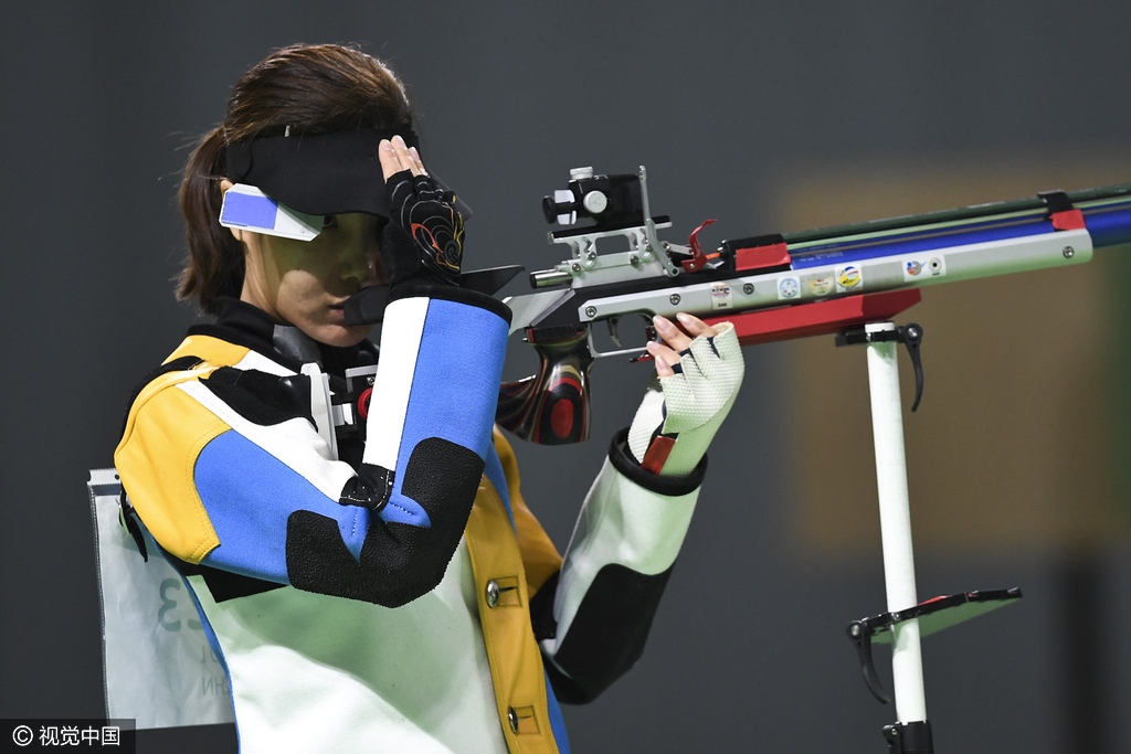 女子10米气步枪-杜丽夺银易思玲摘铜