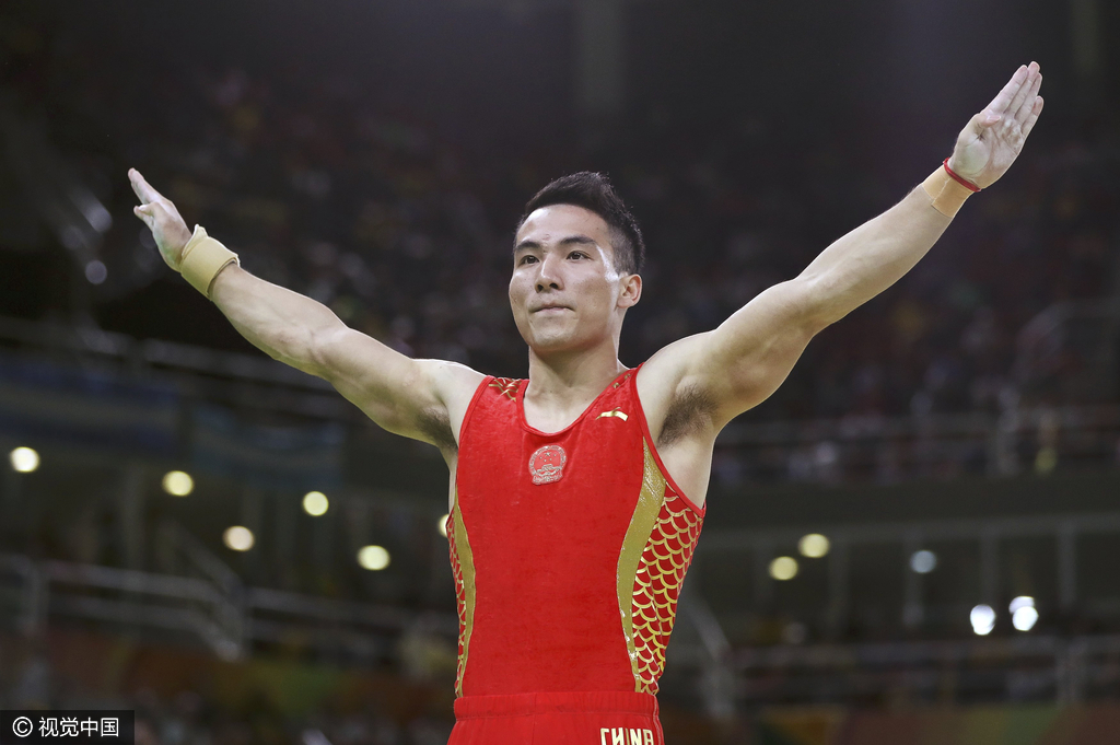 体操个人全能-林超攀邓书弟分列五六名