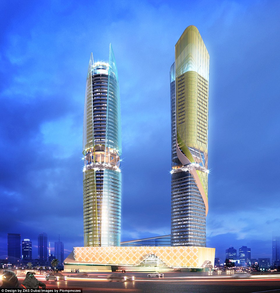 迪拜双子塔酒店图片