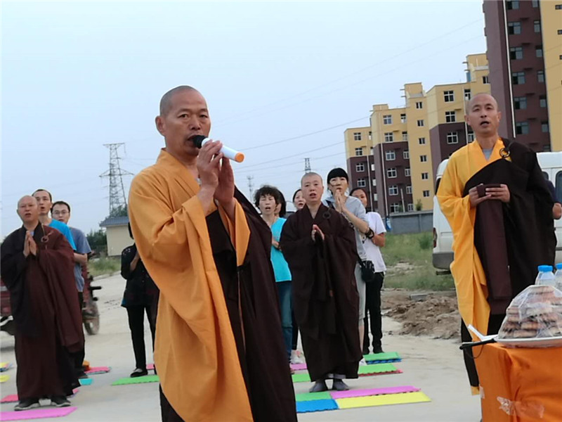 渤海双缘安养院举行阿弥陀佛圣像安座法会