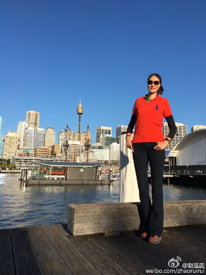 赵蕊蕊身高1米97,一双大长腿令人羡慕.