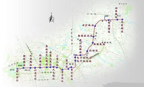 望京地铁规划图片