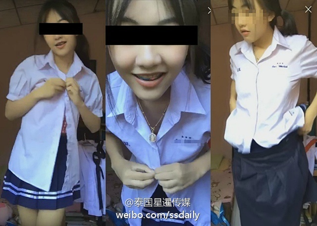 泰国网络直播争议较大校服脱衣舞事件