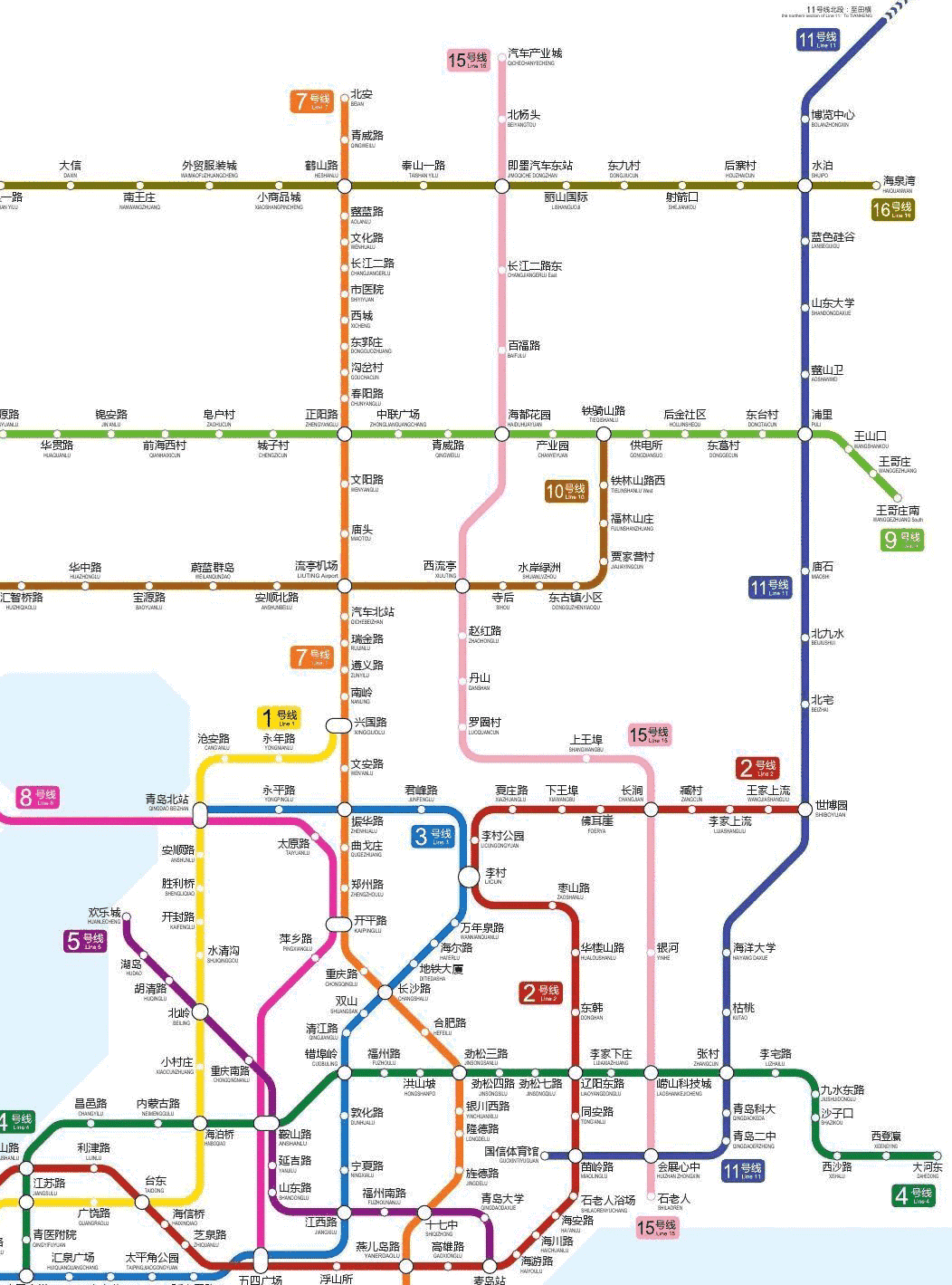 大青岛的中心:这个7条地铁穿过的区市要火