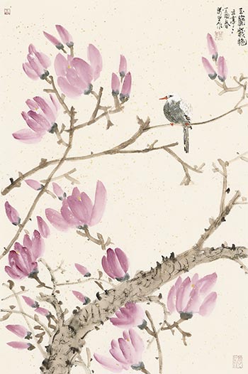 “解语•花前”——程万里、丁勤伉俪作品联展南京开幕_手机凤凰网