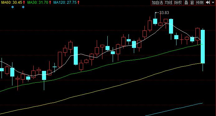 复星医药闪崩盘中跌超8