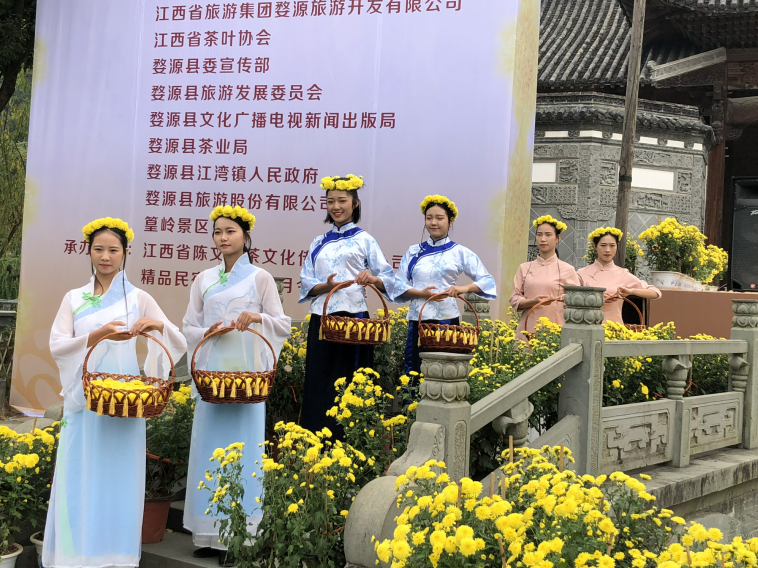 婺源皇菊茶文化節現場