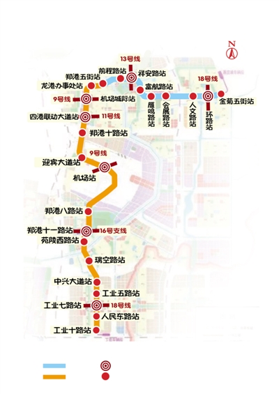 郑州地铁17号线筹建纵贯航空港将来连通许昌