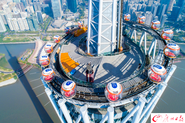 广州城之美之广州塔顶风光