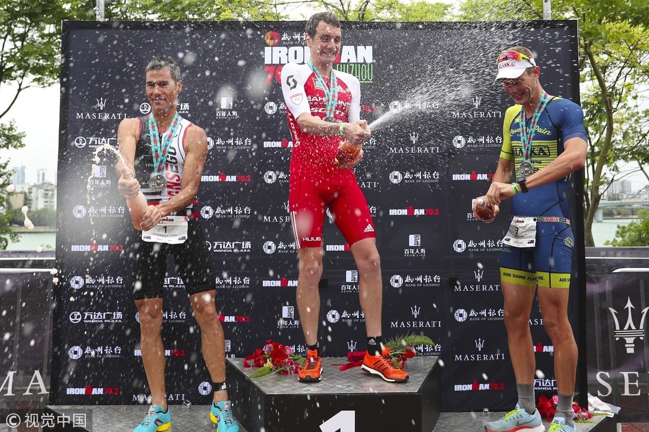 奥运铁三双冠王ironman703柳州站赛场续写传奇