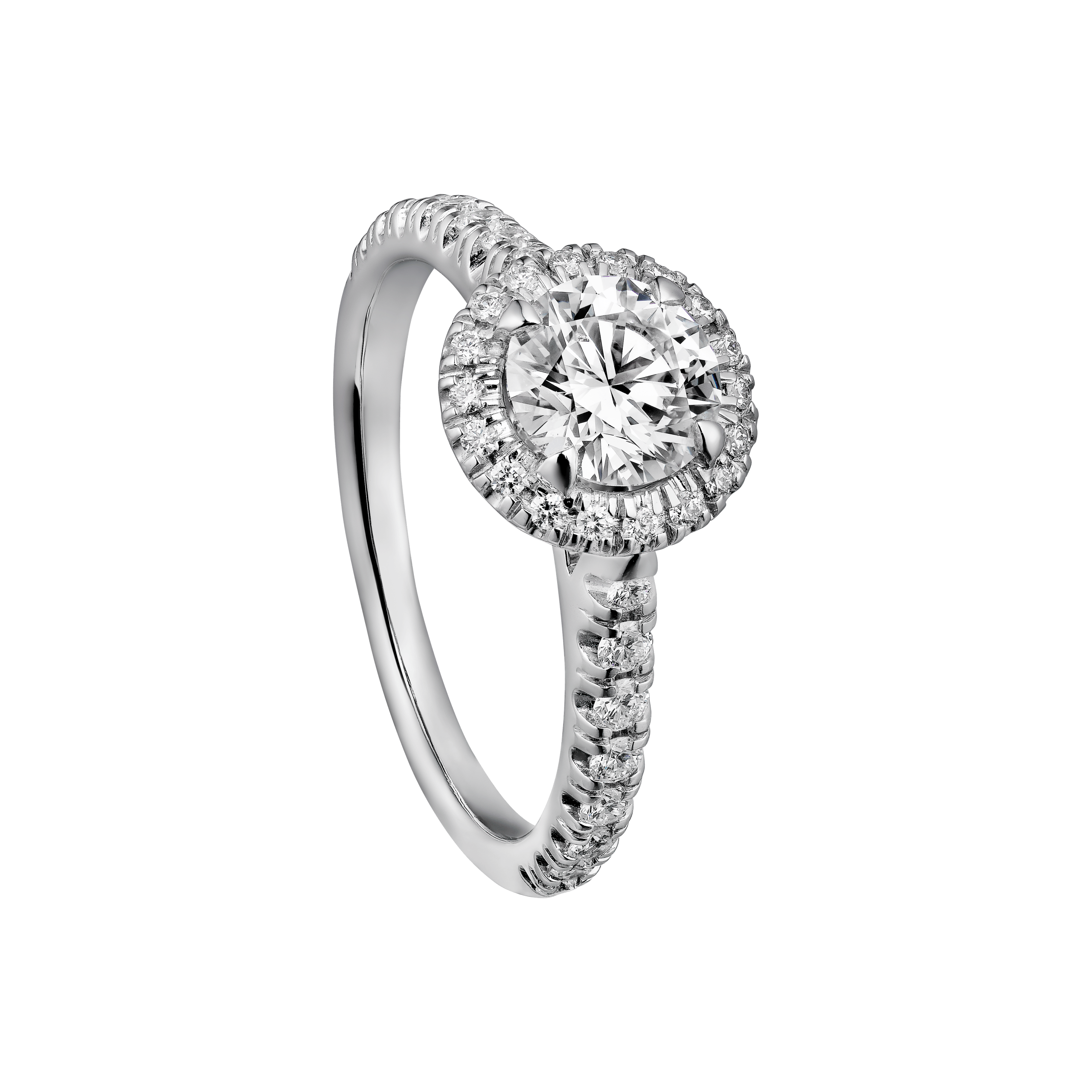 卡地亚destinée系列订婚钻戒, 950‰铂金,钻石(图片来源于品牌)