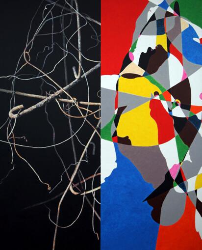 刘中源的油画《老汉阳门》给人们再现了失去的历史文化.