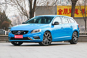 实拍沃尔沃V60 polestar 最后的蓝色北极星