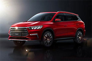 比亚迪SA2官图曝光 高颜值大5座SUV