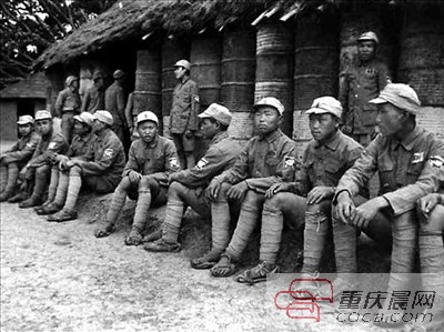 当年在松山的71军草鞋兵.