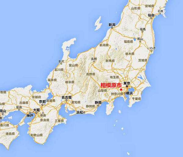 相模原市位置示意图.