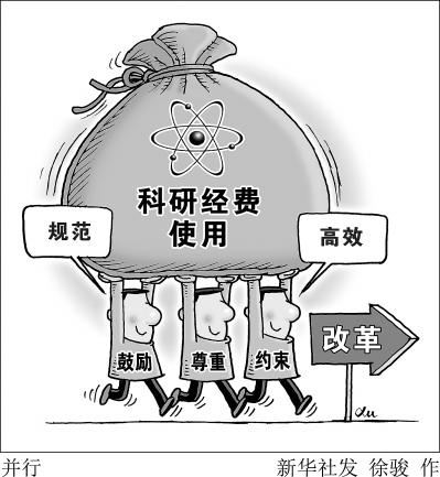 漫画:并行中办,国办近日联合印发文件,亮出多项"松绑 激励"举措升级