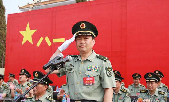 山西省军区原司令员冷杰松调任内蒙古军区司令员(图)