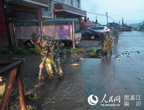 黑龙江省牡丹江市东部地区连续遭到强降雨袭击,造成东宁市老黑山镇黑
