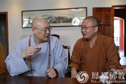 长沙麓山寺明道法师图片