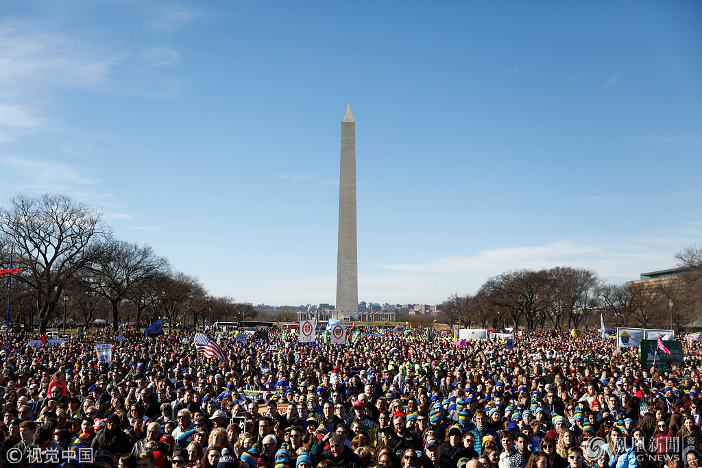 美国第45届反堕胎大游行 