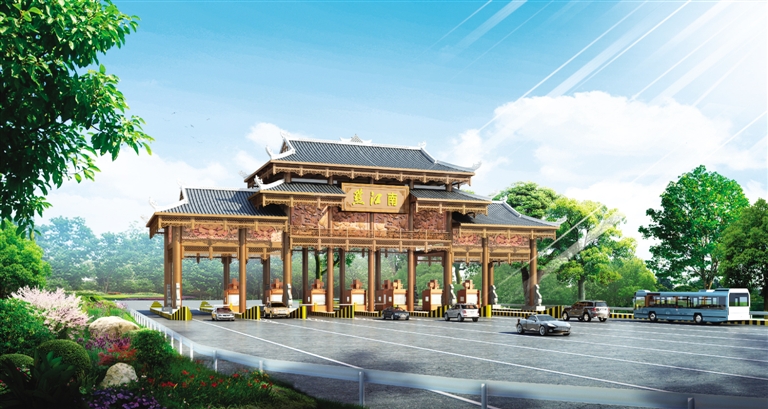 黔江火车站改造模型图图片