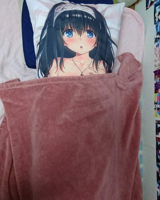 日宅称与鹭泽文香抱枕结婚生子