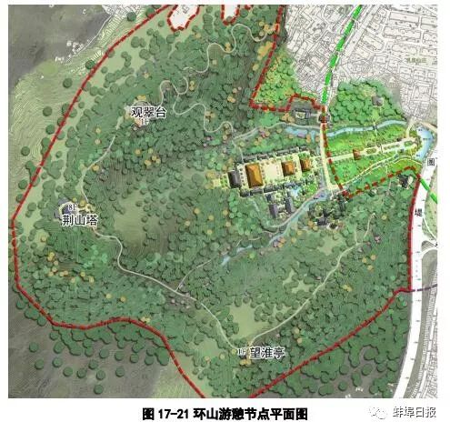 蚌埠涂山步道地图图片