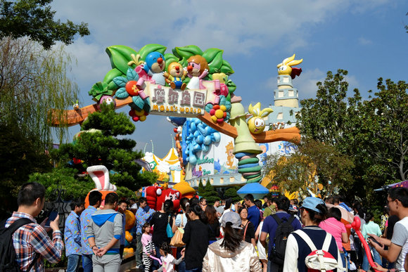 游完灵山大佛游乐园就去嬉戏谷