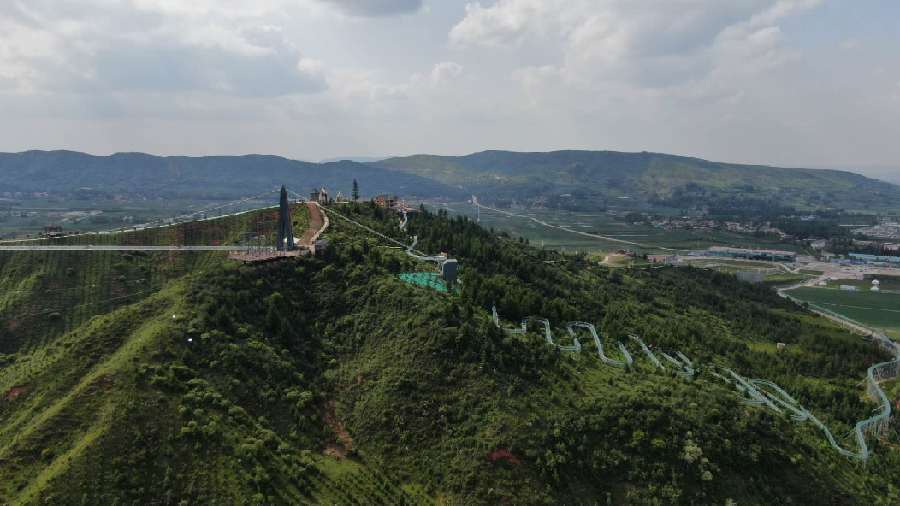 甘肃法台山风景区图片图片